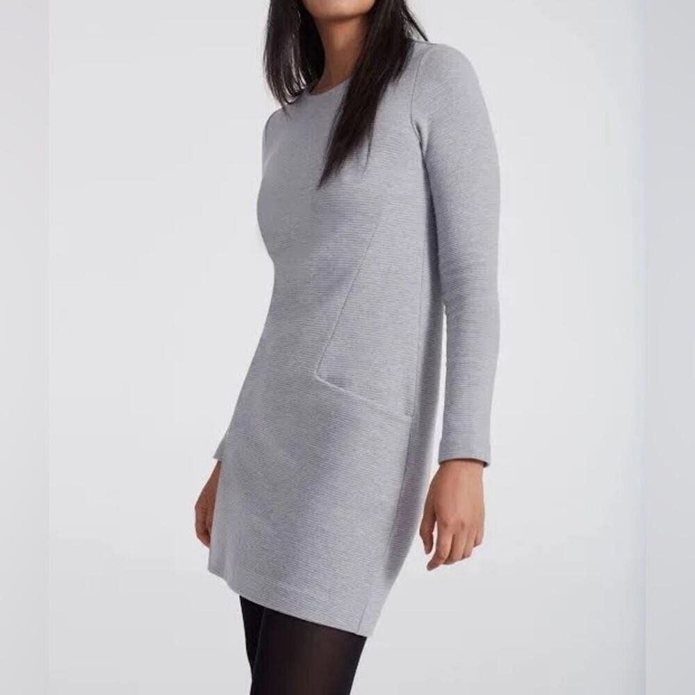 Long Tall Sally Ottoman Shift Dress size 10 grey marl